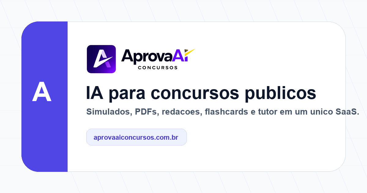 Print do projeto AprovaAI Concursos